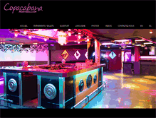 Tablet Screenshot of copacabanamontreal.com